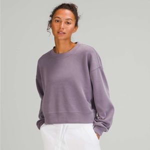 Lululemon softstreme crew neck sweatshirt